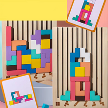 Load image into Gallery viewer, TetriMind™️- Montessori Wooden Tetris