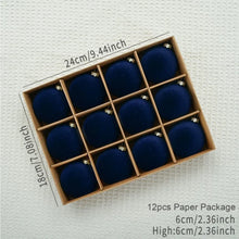 Load image into Gallery viewer, Velvet Christmas Bauble Set (12 pcs)