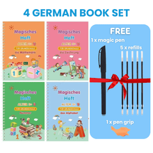 Load image into Gallery viewer, MagicGroove Tracing Book: Reusable Handwriting Practice with Disappearing Ink & Grooves - DIYative™