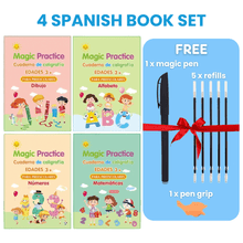 Load image into Gallery viewer, MagicGroove Tracing Book: Reusable Handwriting Practice with Disappearing Ink & Grooves - DIYative™