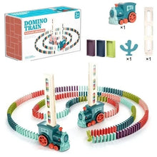 Load image into Gallery viewer, Build&Beyond - Train Dominoes Set