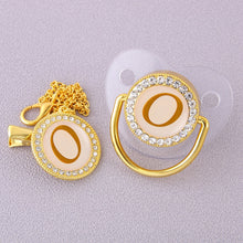 Load image into Gallery viewer, CrystalBling™️ - Personalised Baby Pacifier & Clip