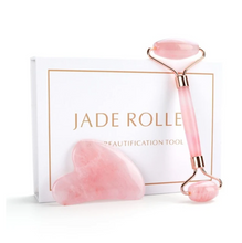Load image into Gallery viewer, Beauty Set with Gua Sha and Facial Roller