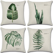 Load image into Gallery viewer, Handmade Leaf Cushion Cover