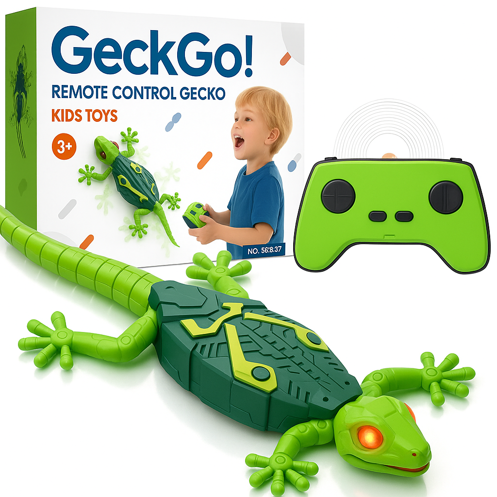 GeckGo!™️ - Wall Climbing RC Lizard