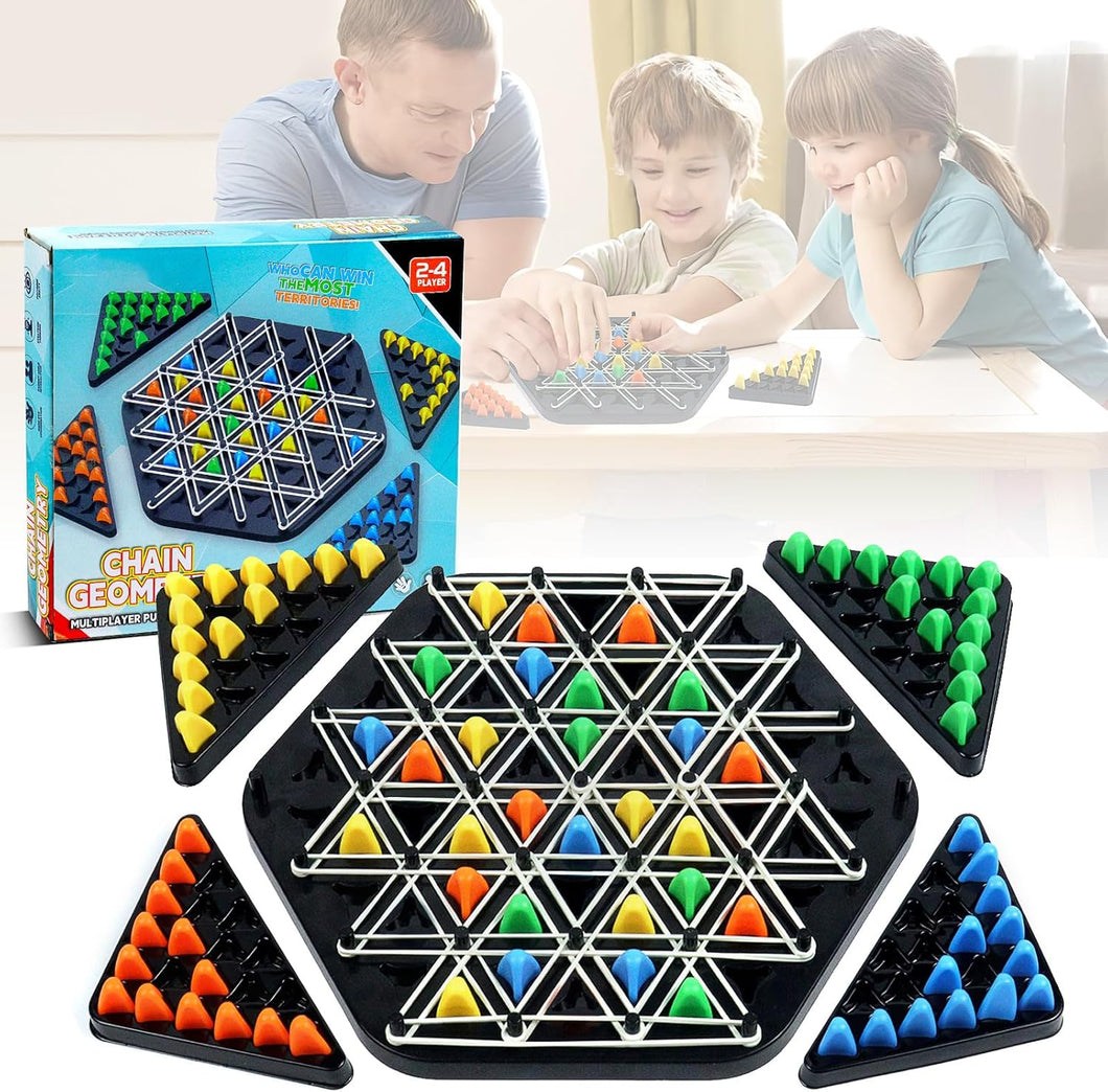 Triangle Tactics™️- Family Strategy Game Set
