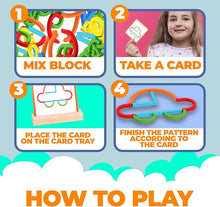 Load image into Gallery viewer, Build&amp;Beyond™️- Montessori Sticks &amp; Rings Set
