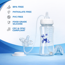 Load image into Gallery viewer, SnuggleSip™ - Hands-free baby bottle
