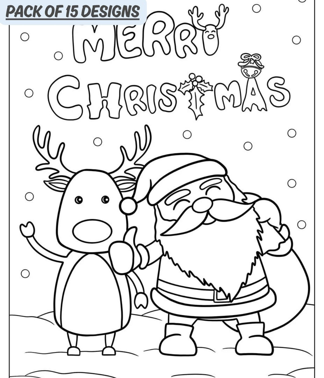 DoodleGlow Trace™ -  Printable Christmas Collection