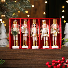Load image into Gallery viewer, Handmade Wooden Nutcracker Ornaments
