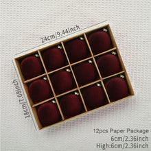 Load image into Gallery viewer, Velvet Christmas Bauble Set (12 pcs)
