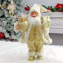 Load image into Gallery viewer, Merry &amp; Bright Santa Doll – Festive Fun Décor
