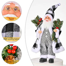 Load image into Gallery viewer, Merry &amp; Bright Santa Doll – Festive Fun Décor
