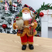 Load image into Gallery viewer, Merry &amp; Bright Santa Doll – Festive Fun Décor
