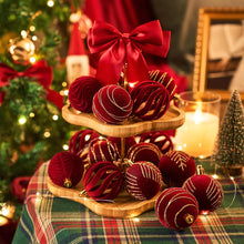 Load image into Gallery viewer, Luxurious Velvet Christmas Bauble Set
