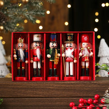 Load image into Gallery viewer, Handmade Wooden Nutcracker Ornaments
