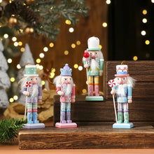 Load image into Gallery viewer, Handmade Wooden Nutcracker Ornaments
