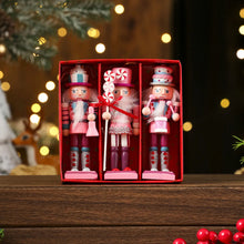 Load image into Gallery viewer, Handmade Wooden Nutcracker Ornaments
