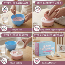 Load image into Gallery viewer, TinyTreasures™ - Baby Hand &amp; Footprint Keepsake Kit
