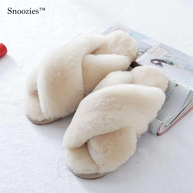 Snoozies™️ - 100% Sheepskin Slippers