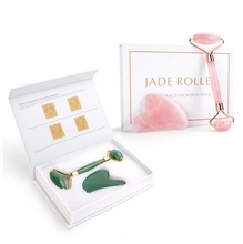 Load image into Gallery viewer, Beauty Set with Gua Sha and Facial Roller
