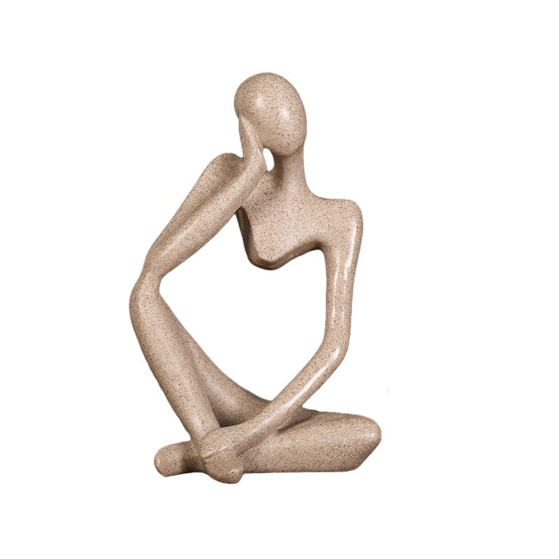 Abstract Thinker Statue