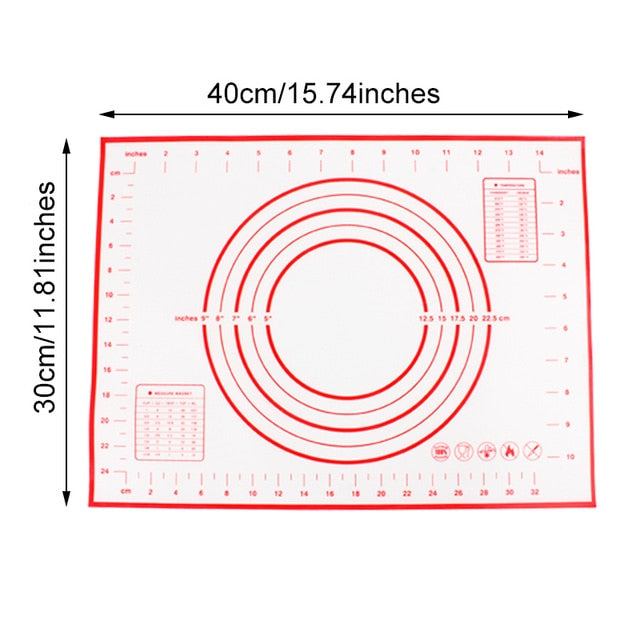 Non-Slip Silicone Pastry Mat