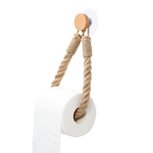 Load image into Gallery viewer, Hemp Rope Toilet Paper Holder

