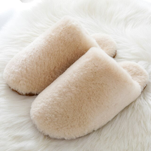 Snoozies™ Shearling Slides