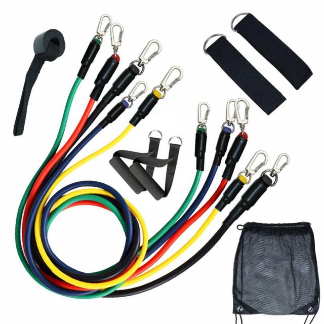 11Pcs/Set Tube Resistance Bands