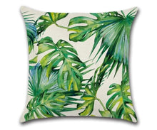 Load image into Gallery viewer, Tropical Leaf Cushion Cover
